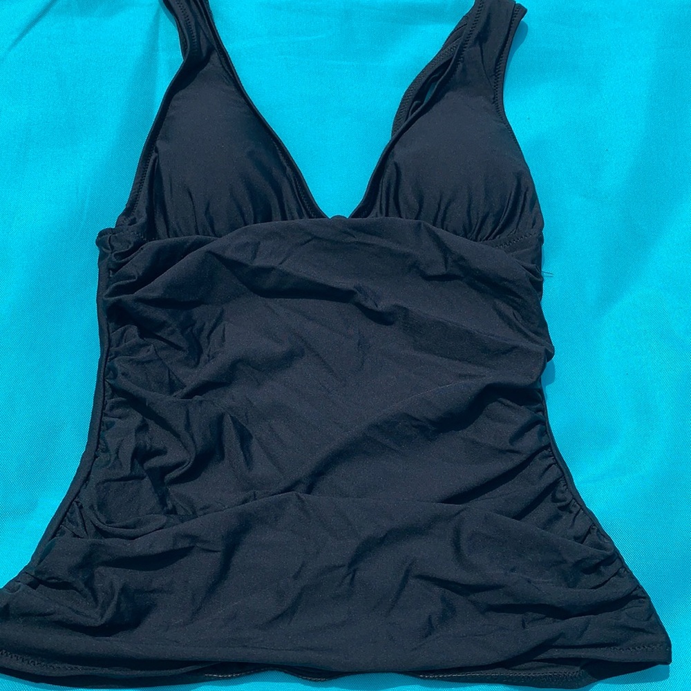J Crew 🆕 ruched tankini top swim suit b6767
